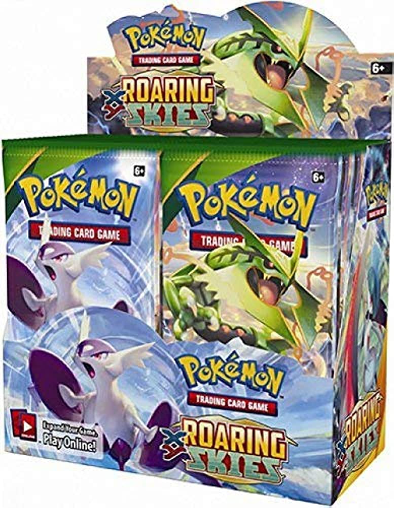 Pokemon English XY Roaring Skies Booster CARDS LIVE OPENING