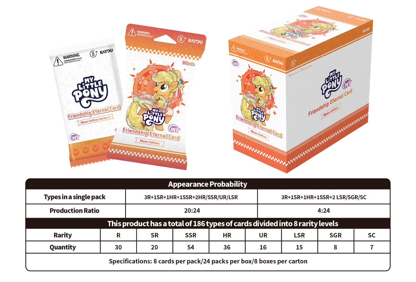 KAYOU My Little Pony - Friendship Eternal Cards - Moon Edition English CARDS LIVE OPENING