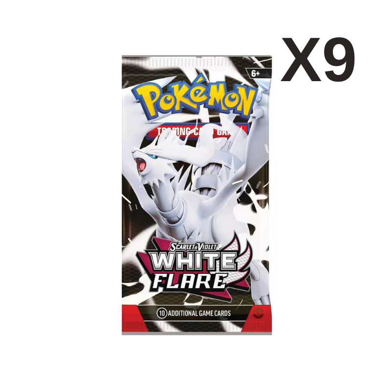 Pokemon English SV10.5 Black Bolt & White Flare Booster CARDS LIVE OPENING