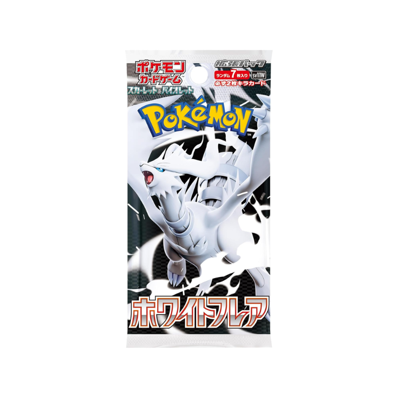 Pokemon Japanese SV11 Black Bolt and White Flare Regular Booster CARDS LIVE OPENING
