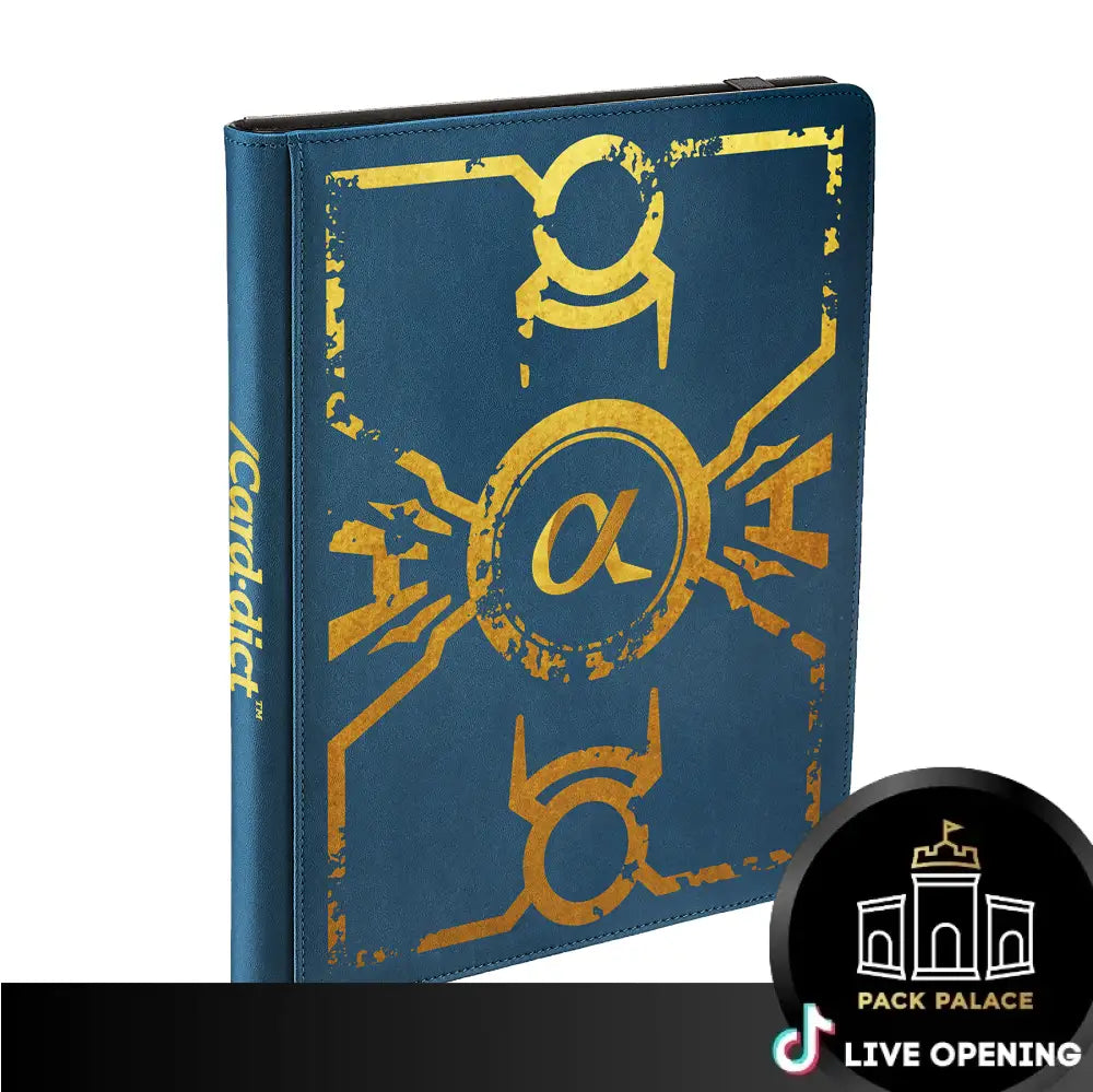 /Card·dict™ Pu Leather 9 Pocket Binder Legacy Series Alpha Sapphire Card Games Accessories