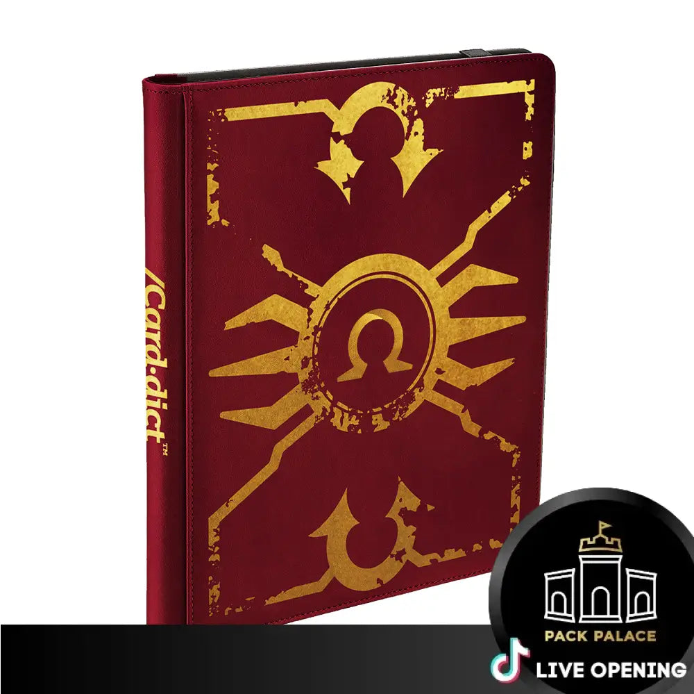 /Card·dict™ Pu Leather 9 Pocket Binder Legacy Series Omega Ruby Card Games Accessories