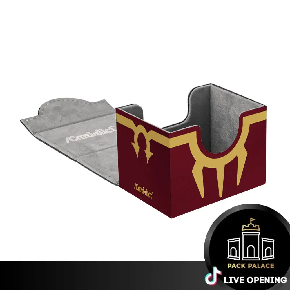 /Card·dict™ Pu Leather Deck Box Legacy Series Omega Ruby