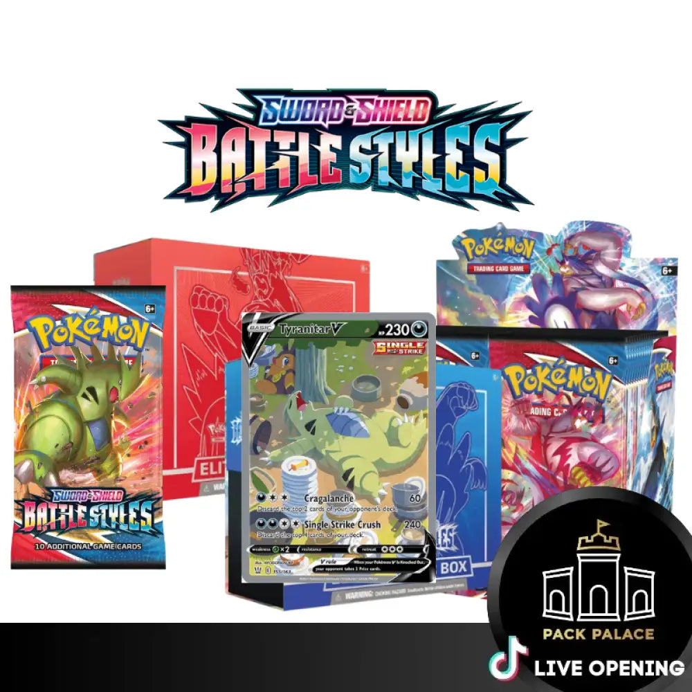Pokemon Battle Styles Cards Live Opening @Packpalace Card Games