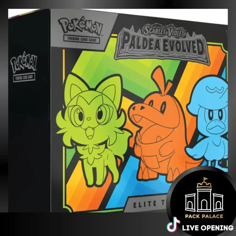 Pokemon Paldea Evolved Cards Live Opening @Packpalace Card Games
