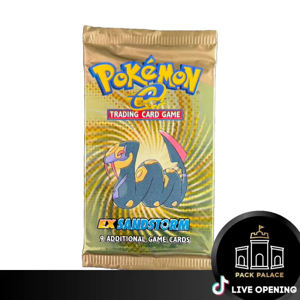 Pokemon English Ex Sandstorm Booster Pack Cards Live Opening @Packpalace Card Games