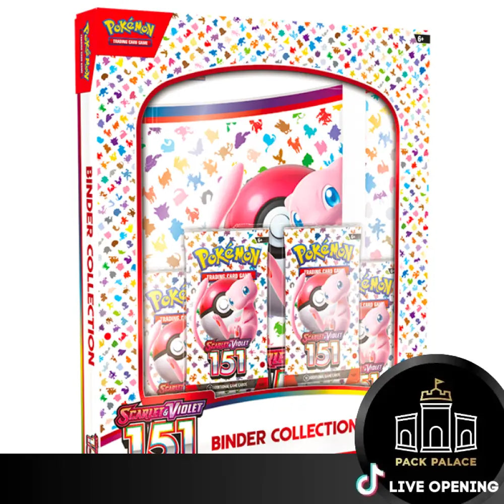 Scarlet And Violet 3.5 151 English Cards Live Opening @Packpalace Binder Collection Card Games