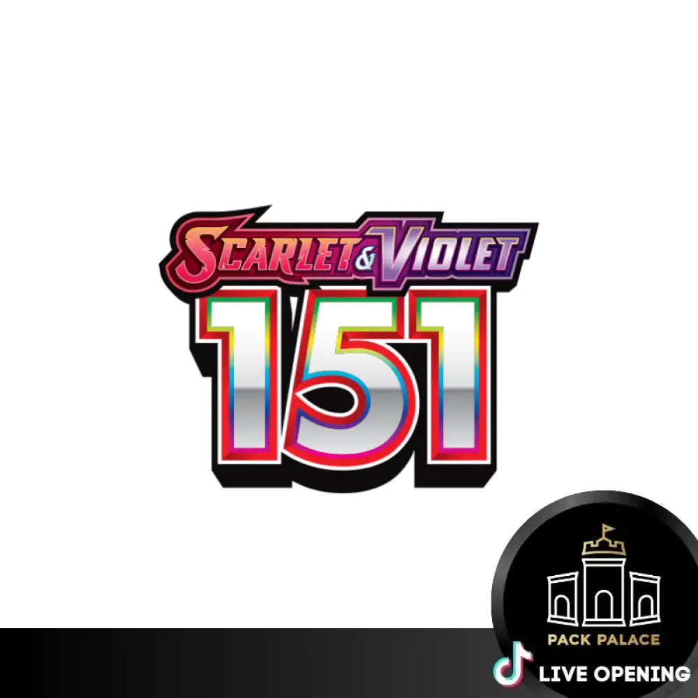Scarlet And Violet 3.5 151 English Cards Live Opening @Packpalace Card Games
