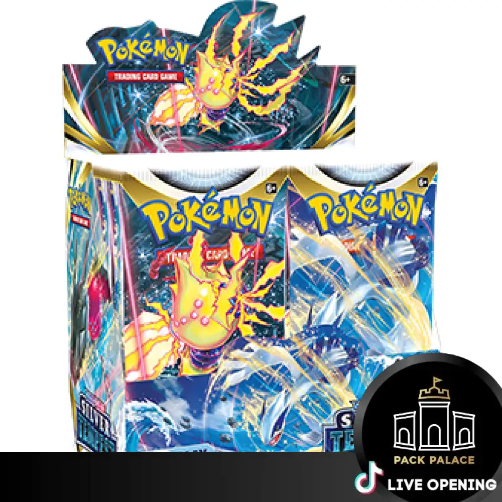 Pokemon English Silver Tempest Booster Cards Live Opening @Packpalace Card Games