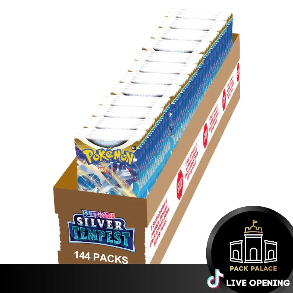 Pokemon English Silver Tempest Booster Cards Live Opening @Packpalace Card Games
