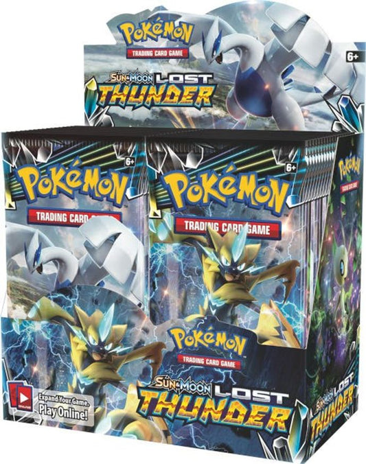 Pokemon English Sun & Moon Lost Thunder Booster CARDS LIVE OPENING