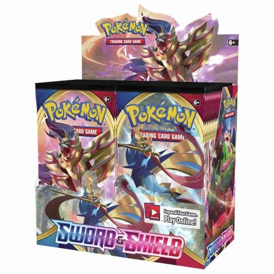 Pokemon English Sword & Shield Base Booster Box CARDS LIVE OPENING