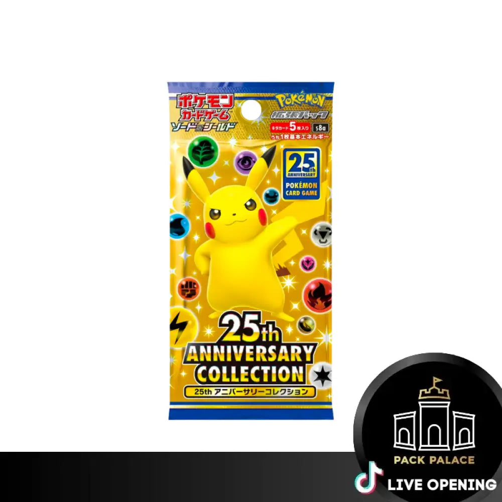 25Th Anniversary Collection Japanese *Cards Live Opening* Card Games