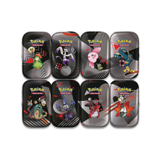 Pokemon English SV10.5 Black Bolt & White Flare Unova Mini Tins CARDS LIVE OPENING