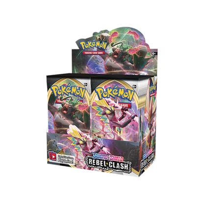 Pokemon English Rebel Clash Booster Box CARDS LIVE OPENING