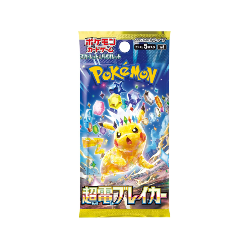 Pokemon Japanese SV8 Super Electric Breaker Booster CARDS LIVE OPENING