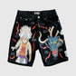 Aoki1Of1 One Piece Dragon Black Shorts #971