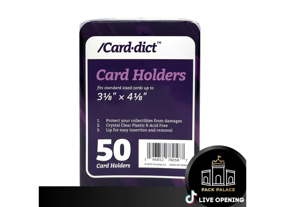 /Card·dict™ Semi-Rigid Card Holders 50 Games