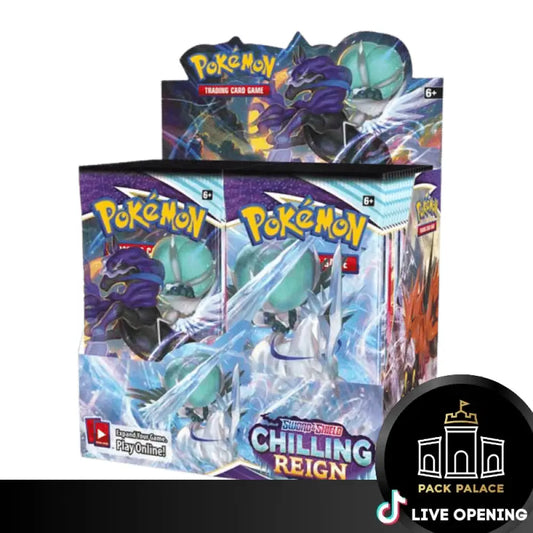 Chilling Reign Booster Box Cards Live Opening @Packpalace Card Games