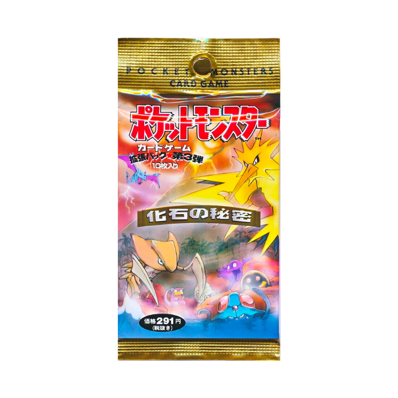 Pokemon Japanese Vintage Booster Pack Cards Live Opening @Packpalace Fossil Card Games