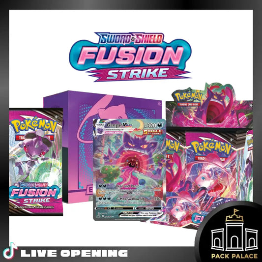 Fusion Strike Booster Box Cards Live Opening @Packpalace Card Games