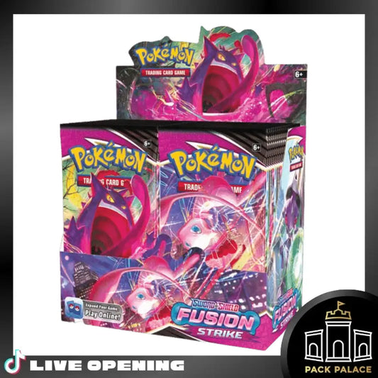 Fusion Strike Booster Box Cards Live Opening @Packpalace Pack Card Games