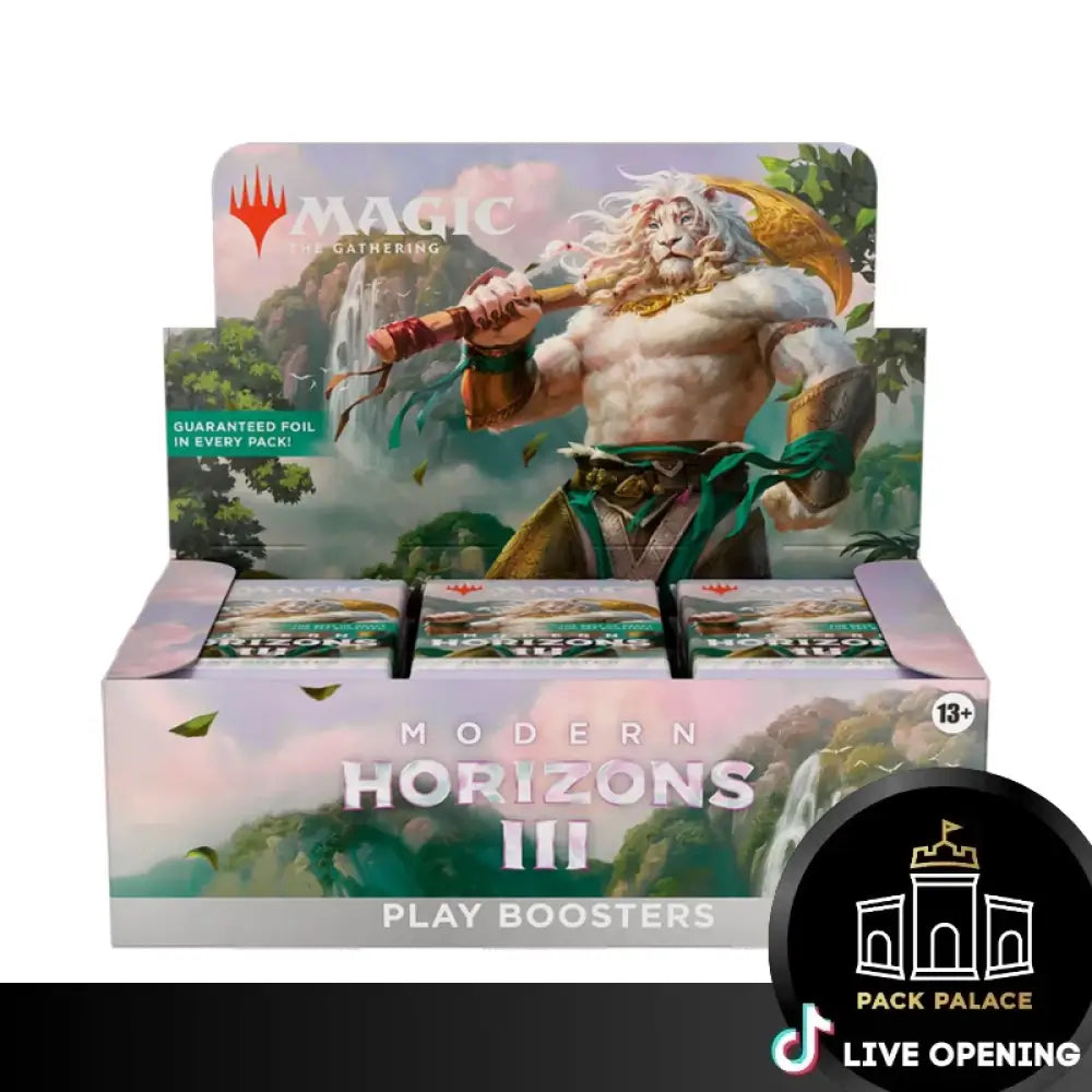 Magic The Gathering Modern Horizons 3 Play Booster Cards Live Openinig @Packpalace Card Games