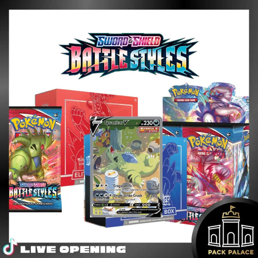 Pokemon Battle Styles Cards Live Opening @Packpalace Card Games
