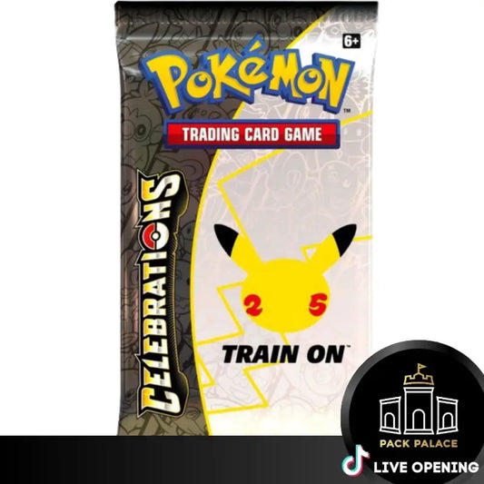 Pokémon Celebrations Booster Pack Cards Live Opening @Packpalace Card Games