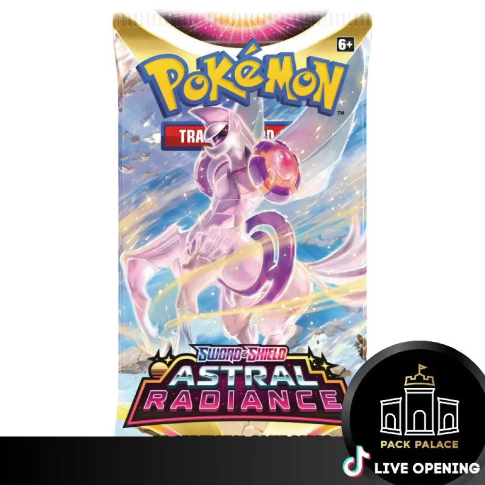 Pokemon En Astral Radiance Cards Live Opening @Packpalace Booster Pack Card Games