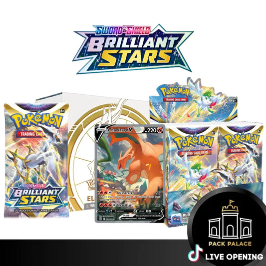 Pokemon Brilliant Stars Cards Live Opening @Packpalace Card Games