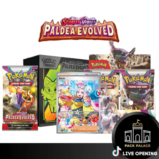 Pokemon Paldea Evolved Cards Live Opening @Packpalace Card Games