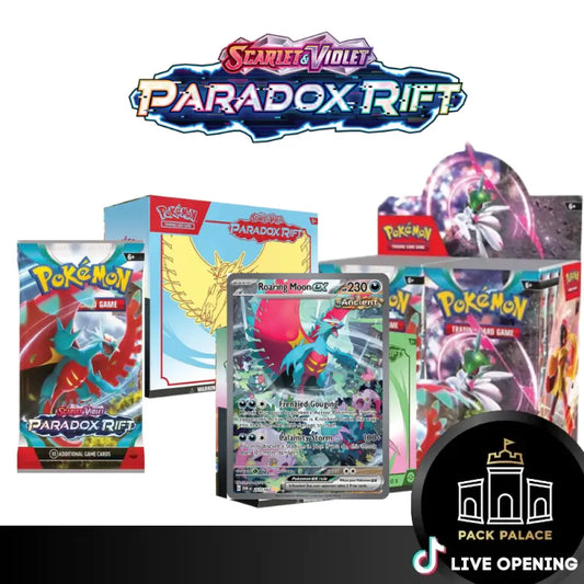 Pokemon Paradox Rift Cards Live Opening @Packpalace Card Games