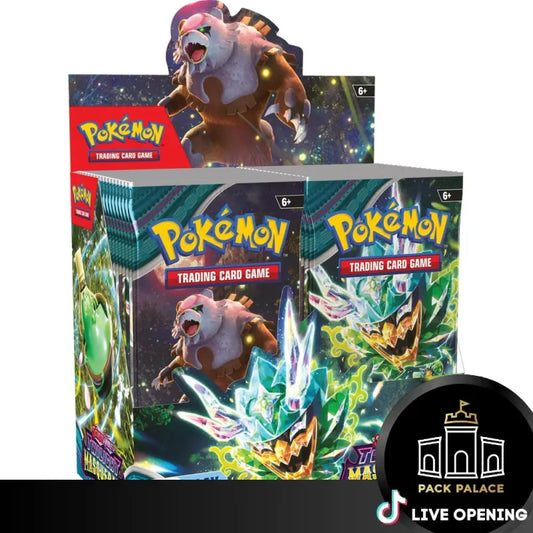 Pokemon Sv6 Twilight Masquerade En Cards Live Opening @Packpalace Booster Box Card Games