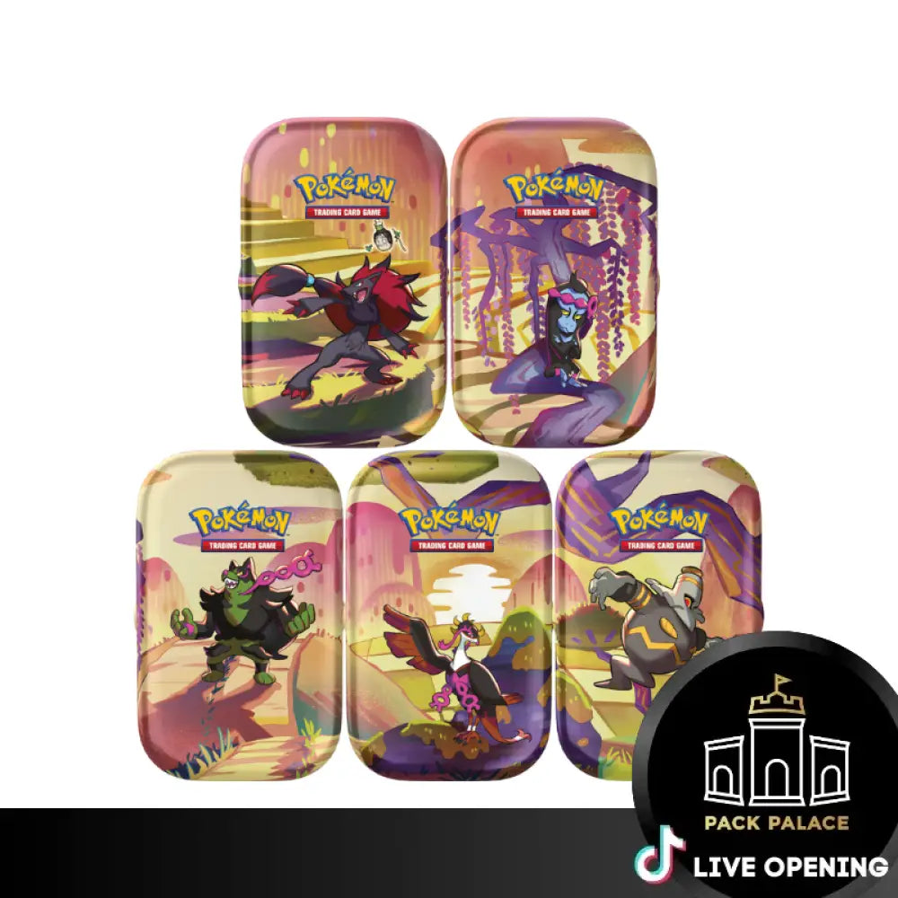 Pokemon En Sv6.5 Shrouded Fable Booster And Collection Box Cards Live Opening @Packpalace Mini Tin