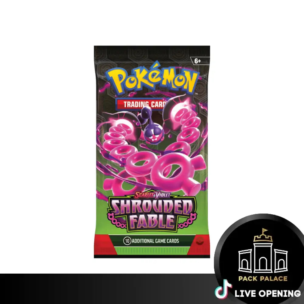 Pokemon En Sv6.5 Shrouded Fable Booster And Collection Box Cards Live Opening @Packpalace Pack Card