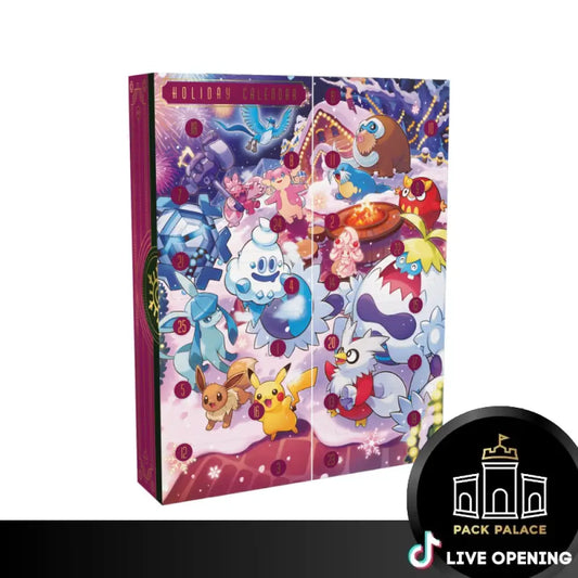 Pokemon English Holiday Calendar 2025 CARDS LIVE OPENING Holiday Calendar Card Games
