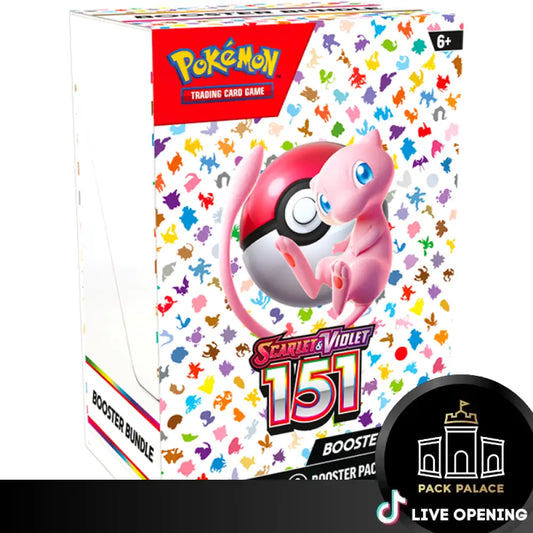 Scarlet And Violet 3.5 151 English Cards Live Opening @Packpalace Booster Bundle Card Games