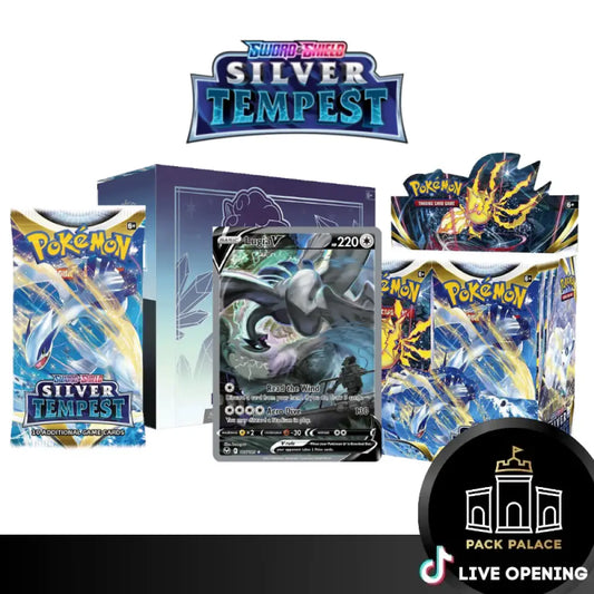 Pokemon Silver Tempest Booster Cards Live Opening @Packpalace Card Games