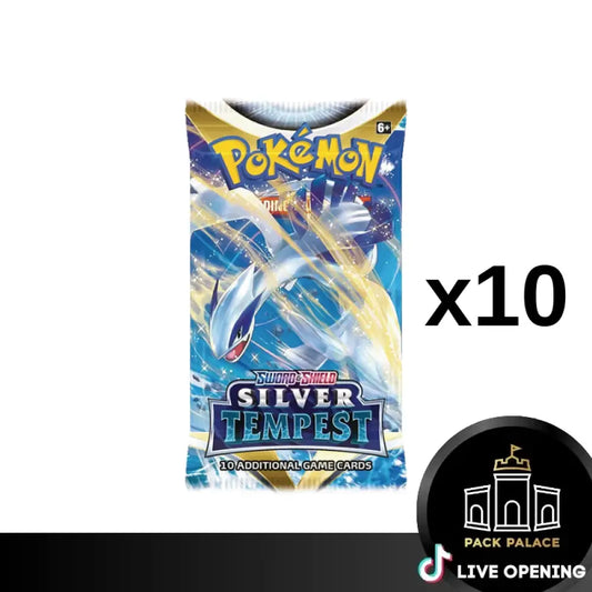 Pokemon English Silver Tempest Booster Cards Live Opening @Packpalace Card Games