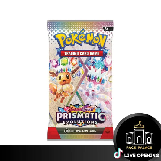 Pokemon English Sv8.5 Prismatic Evolutions Elite Trainer Box And Collection Boxes Cards Live