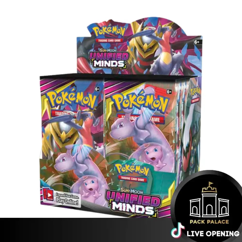 Pokemon Unified Minds Booster Box Cards Live Opening @Packpalace Card Games