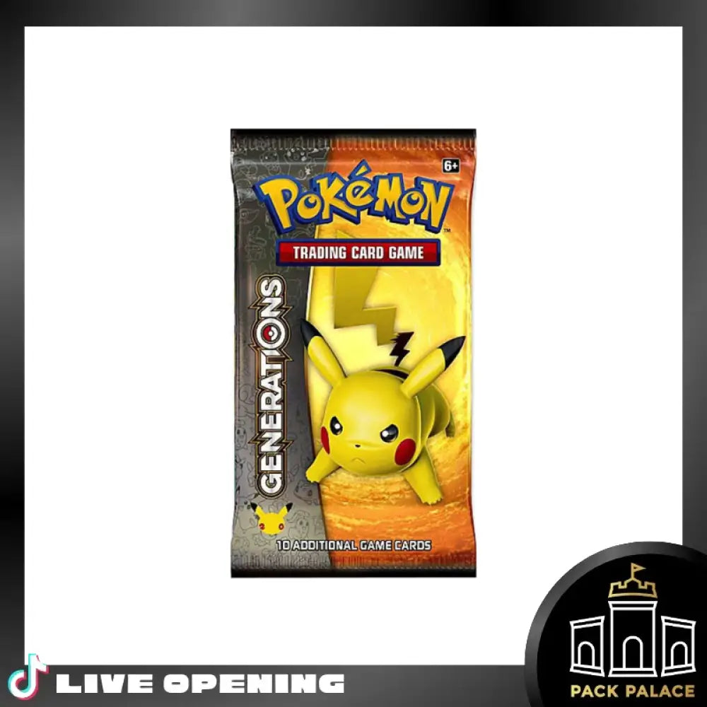Pokemon Generations Cards Live Opening @Packpalace Booster Pack Card Games