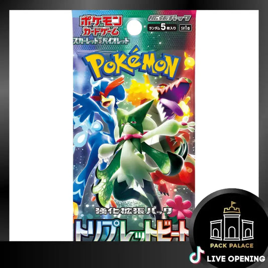 Pokemon Jp Sv1A Triplet Beat Booster Cards Live Opening @Packpalace Card Games