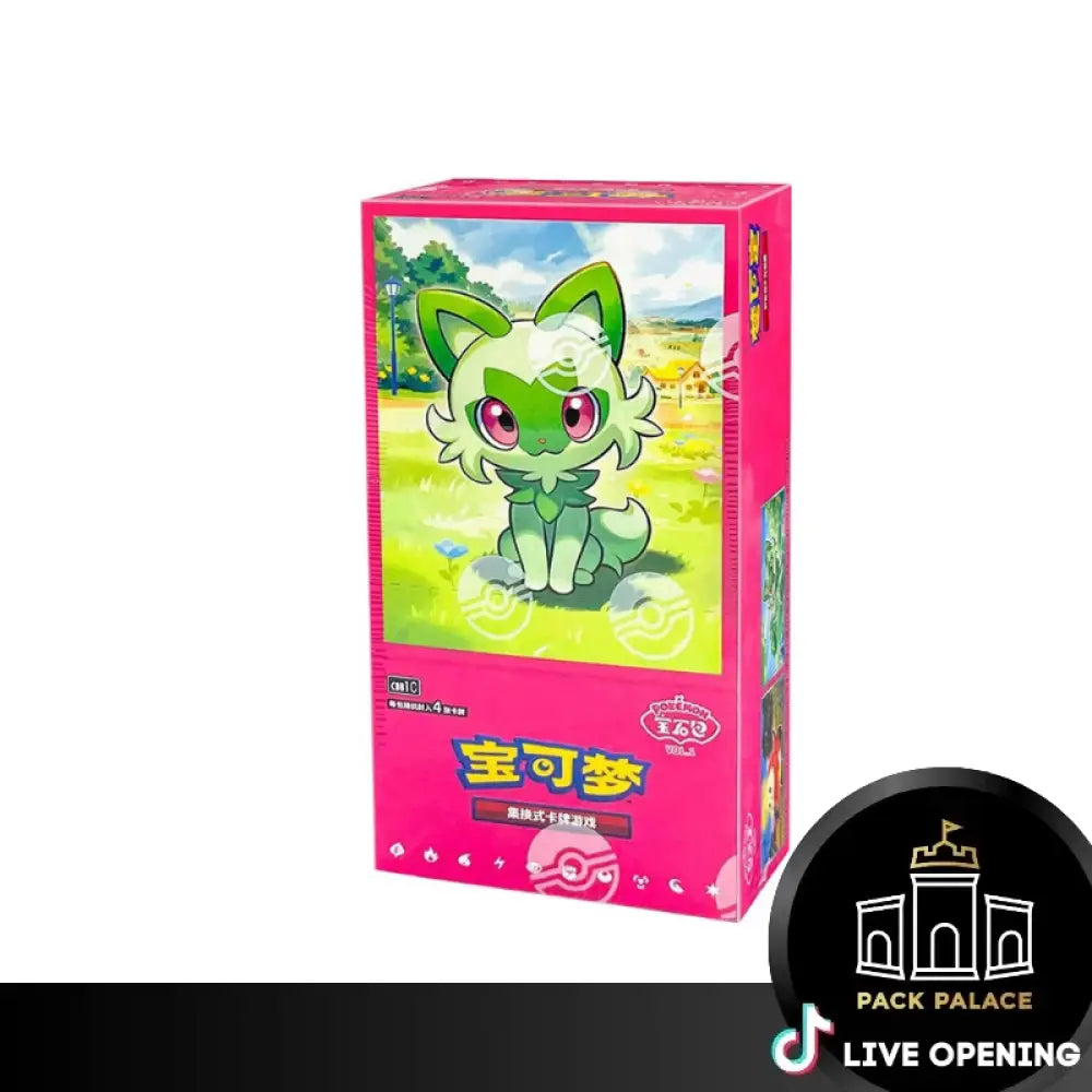 Pokemon Simplified Chinese Gem Pack Vol.1 CARDS LIVE OPENING Booster Box Card Games