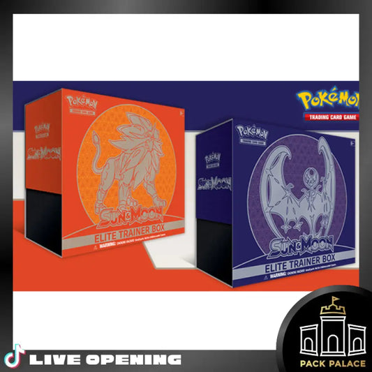 Pokemon Sun&Moon Expansion Elite Trainer Box Cards Live Opening @Packpalace Card Games