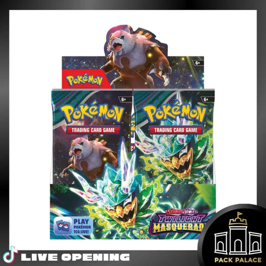 Pokemon Sv6 Twilight Masquerade En Cards Live Opening @Packpalace Card Games