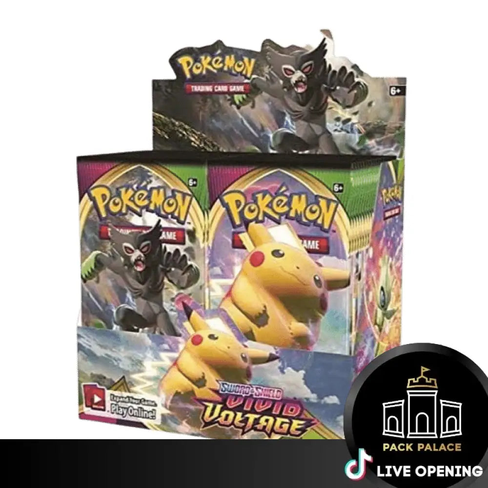 Pokemon Vivid Voltage Cards Live Opening @Packpalace Card Games