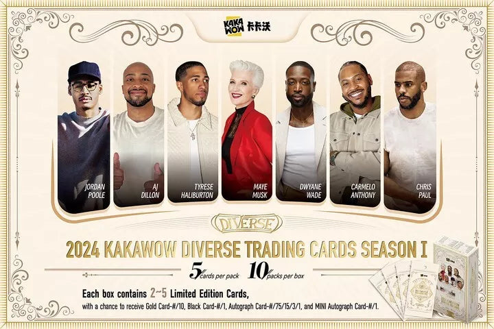 Kakawow 2024 Diverse Trading Cards Season 1 CARDS LIVE OPENING