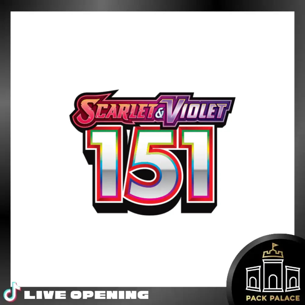 Scarlet And Violet 3.5 151 English Cards Live Opening @Packpalace Card Games